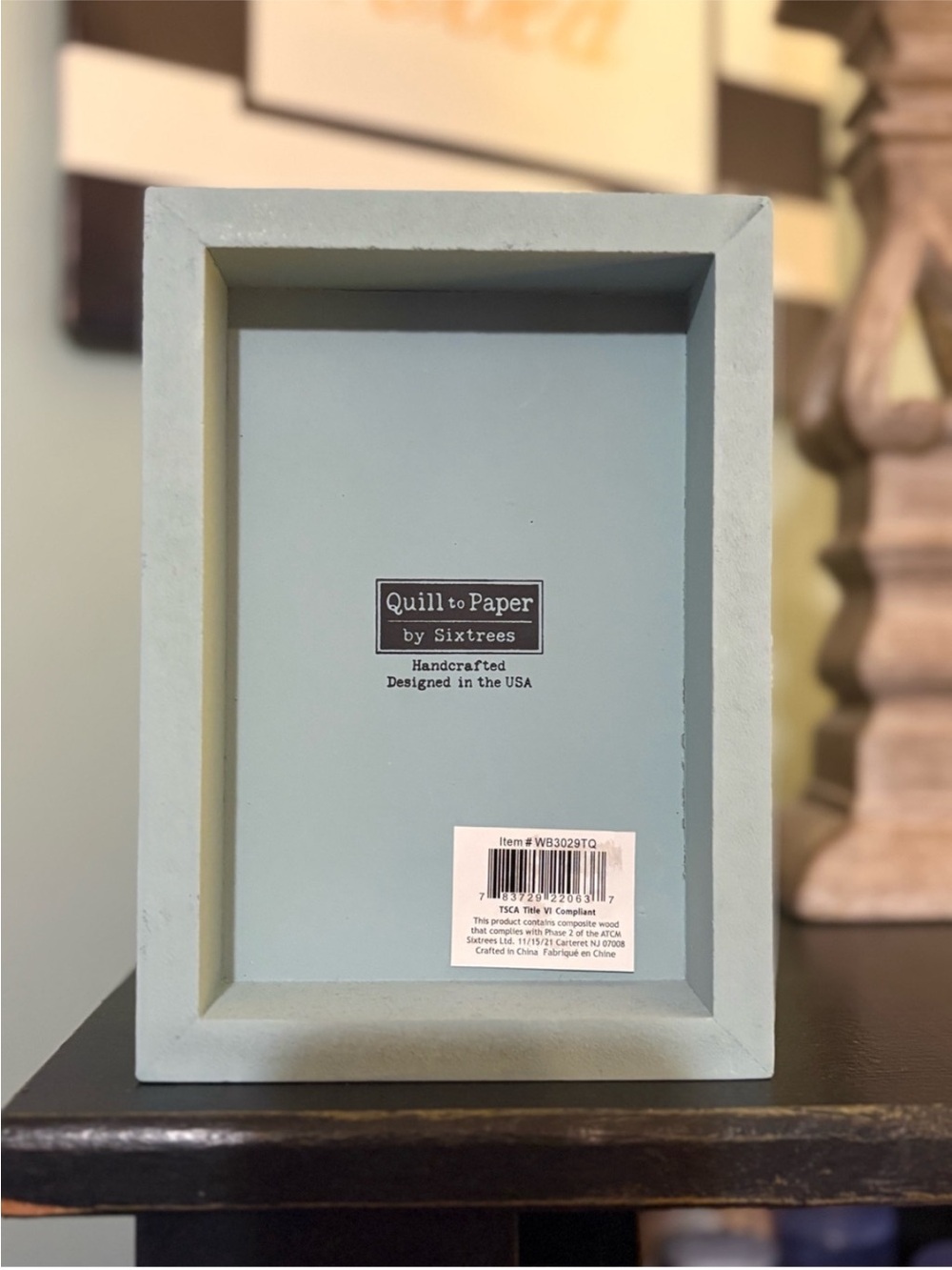Keep Calm and Drink Wine Decorative Sign - Sage Green - Picture 2 of 2
